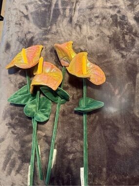 CJ HENDRY Anthurium Stems set of 4